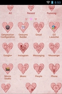 First Love Go Launcher Android Theme Image 3