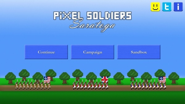 Pixel Soldiers: Saratoga 1777 Android Game Image 1