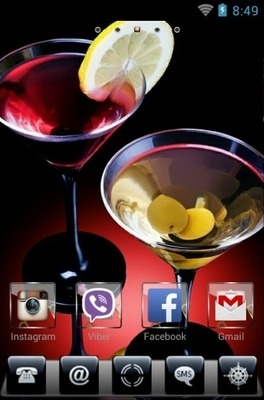 Cocktails Go Launcher Android Theme Image 2
