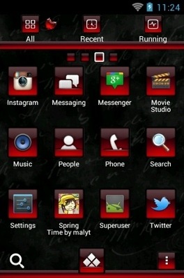 Vampyrella Go Launcher Android Theme Image 3