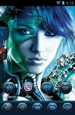 Science Fiction Go Launcher Android Theme Image 2