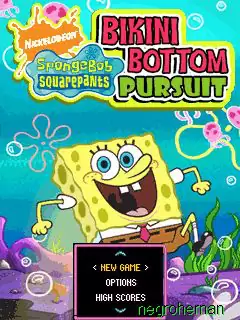 Bob Sponge: Bikini Bottom Pursuit Java Game Image 1