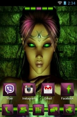 In Trance Go Launcher Android Theme Image 1