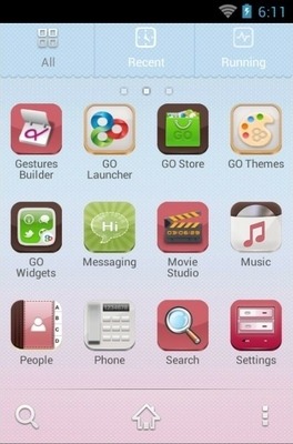 Elegant Go Launcher Android Theme Image 3