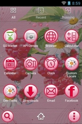 Berries Go Launcher Android Theme Image 3
