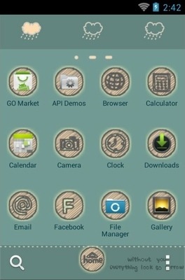 Cry Cloud Go Launcher Android Theme Image 3