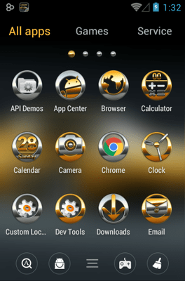 Luxurious Go Launcher Android Theme Image 3