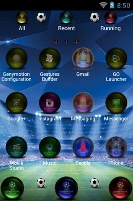 Uefa Champions Leaugue Go Launcher Android Theme Image 3