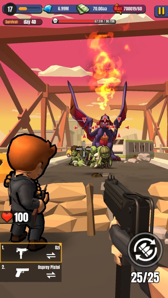 Idle Zombie Shooting Android Game Image 1