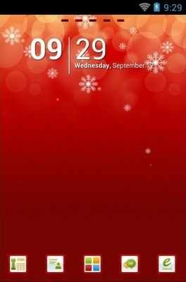 Only Christmas Go Launcher Android Theme Image 1