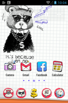 Doodle Go Launcher Android Theme Image 2