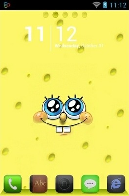 SpongeBob Go Launcher Android Theme Image 1