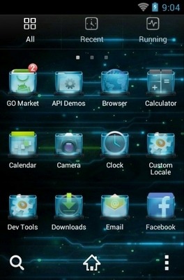 Pot Kembang Go Launcher Android Theme Image 3