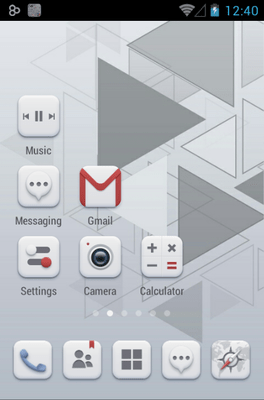 Pale Go Launcher Android Theme Image 3