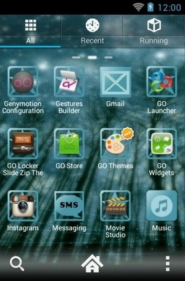 Dark Forest Go Launcher Android Theme Image 3
