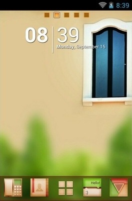 Window Go Launcher Android Theme Image 1