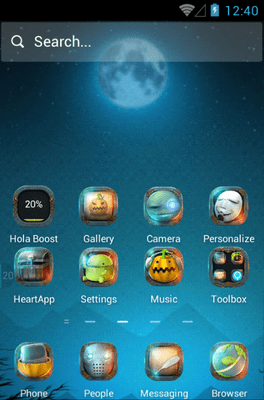 Little Monster Hola Launcher Android Theme Image 2