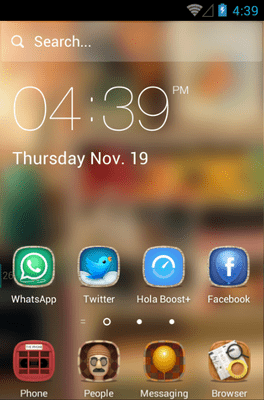 Hello Hola Launcher Android Theme Image 1