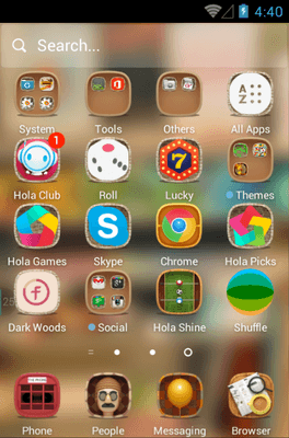 Hello Hola Launcher Android Theme Image 3