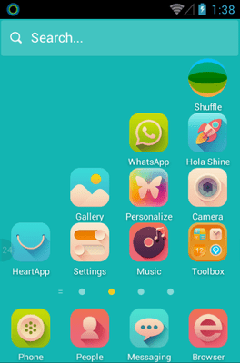 Sunshine Hola Launcher Android Theme Image 2