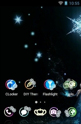 Frozen CLauncher Android Theme Image 2