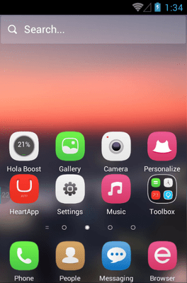 Urban Sunset Hola Launcher Android Theme Image 2