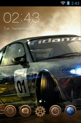 Rally Car CLauncher Android Theme Image 2