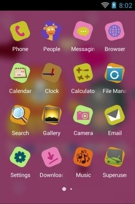 Sweet Little Animals CLauncher Android Theme Image 3