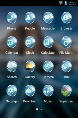 Lake Baikal CLauncher Android Theme Image 3