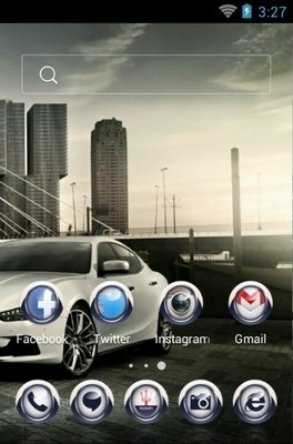 Maserati CLauncher Android Theme Image 2