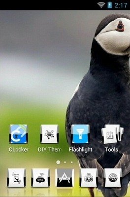 Atlantic Puffin CLauncher Android Theme Image 2