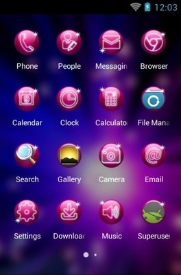 Light Effects CLauncher Android Theme Image 3
