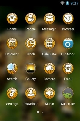 Cheetah CLauncher Android Theme Image 3