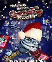Crazy Frog Racer: Christmas Edition Java Game Image 1
