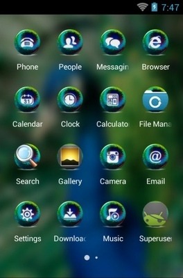 Peafowl CLauncher Android Theme Image 3