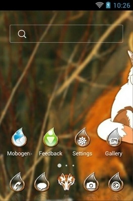 Red Fox CLauncher Android Theme Image 2