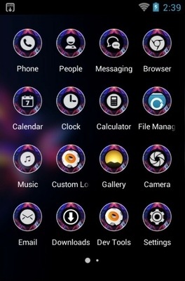 Triangular Abstract CLauncher Android Theme Image 3