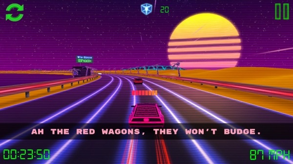Retro Drive Android Game Image 2