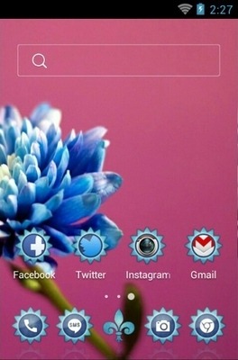 Beautiful Flower CLauncher Android Theme Image 2