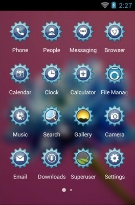 Beautiful Flower CLauncher Android Theme Image 3