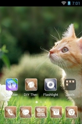 Cute Cat CLauncher Android Theme Image 2