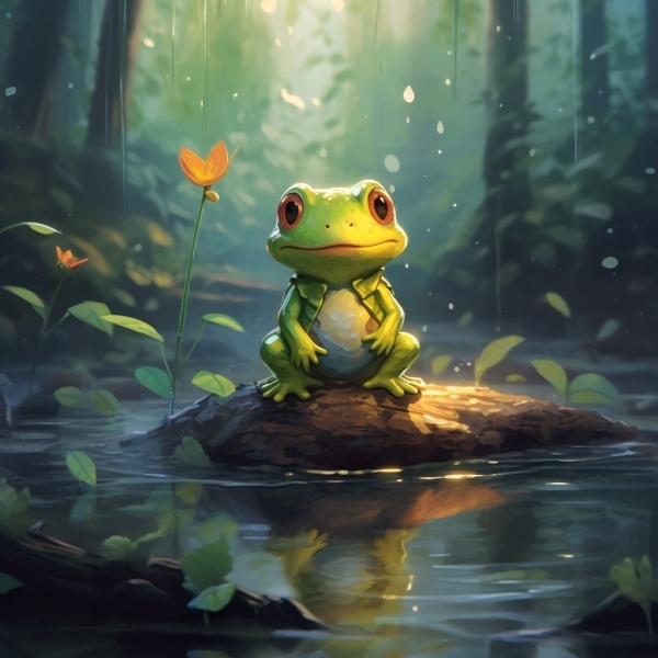Cute Frog Android Wallpaper Image 1