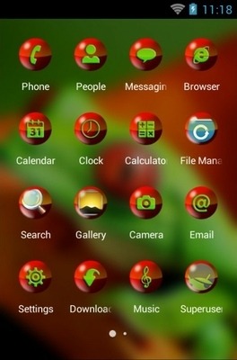 Red-Eyed Tree Frog CLauncher Android Theme Image 3