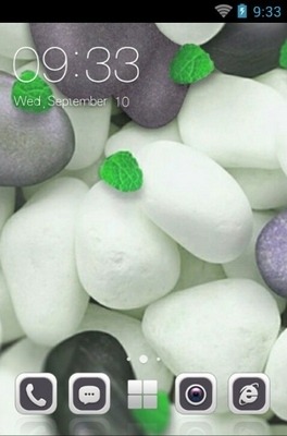 Simple White CLauncher Android Theme Image 1