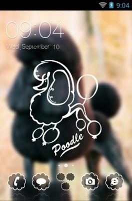 Poodle CLauncher Android Theme Image 1