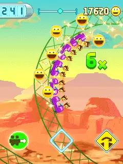 Rollercoaster Rush: 99 Tracks Java Game Image 2