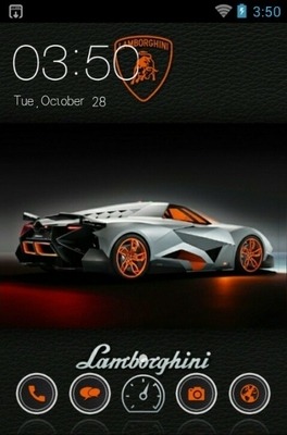 Lamborghini CLauncher Android Theme Image 1