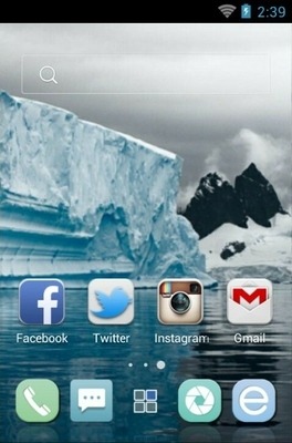 Antarctica CLauncher Android Theme Image 2