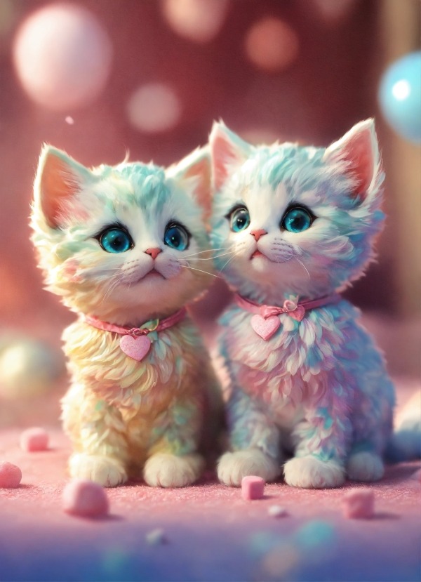 Cute Kittens Mobile Phone Wallpaper Image 1