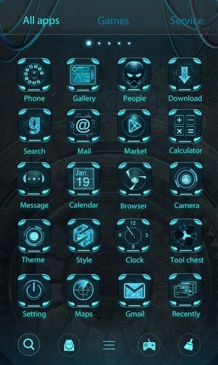 Technology Go Launcher Android Theme Image 3